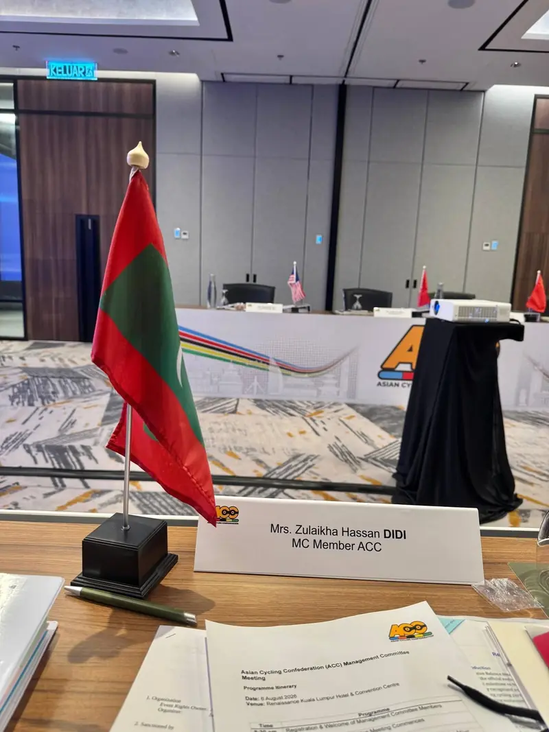 Nameplate reading Mrs. Zulaikha Hassan Didi, MC Member ACC
